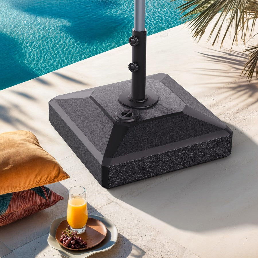 PURPLE LEAF Pied de Parasol Droit de Marché 70KG ZY03-MLBASE-45