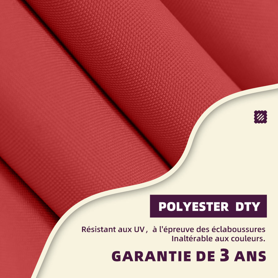 PURPLE LEAF Parasol De Jardin Extérieur Rond avec LED, Parasol Déporté avec Manivelle, Parasol Excentré Inclinable