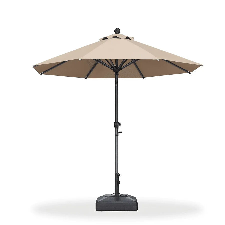 PURPLE LEAF Parasol inclinable en aluminium à mât droit, Carré, Rectangulaire et Rond