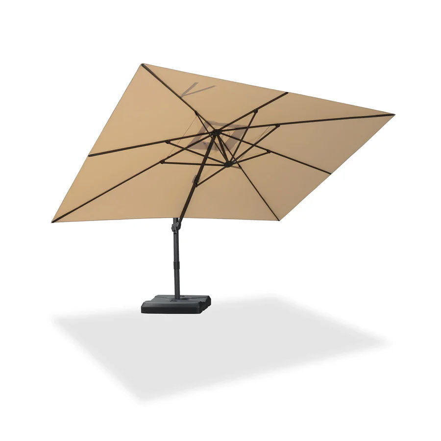 PURPLE LEAF Parasol déporté à inclinaison progressive - Parasol de Terrasse Abordable