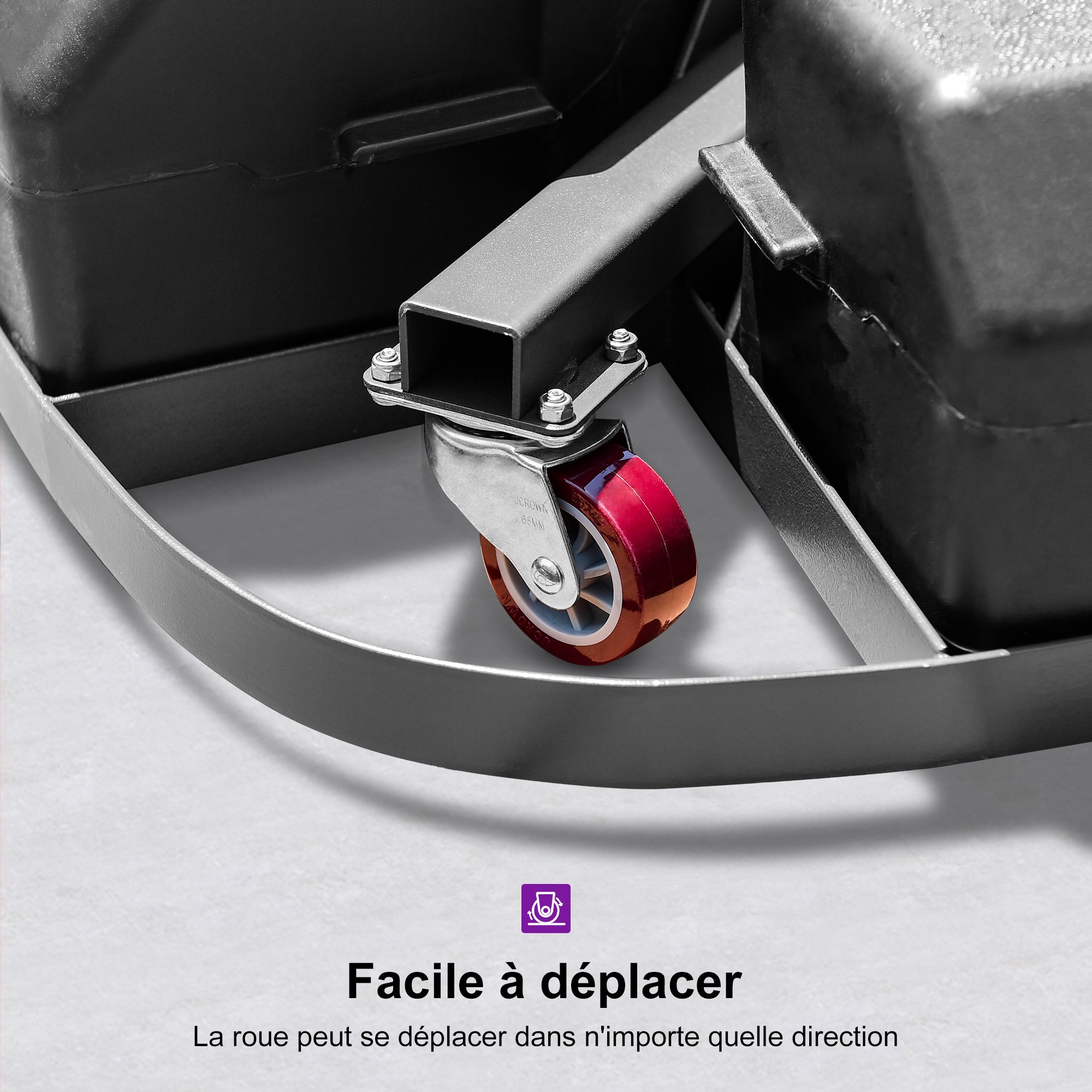 PURPLE LEAF Base de Parasol à Roulettes ZYBASE-8