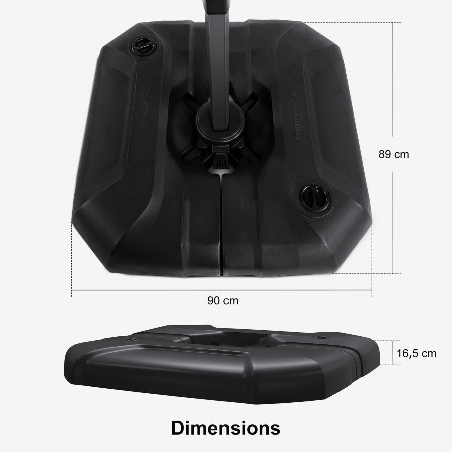 PURPLE LEAF Base pour Parasol Économique ZY04BSSBL-150