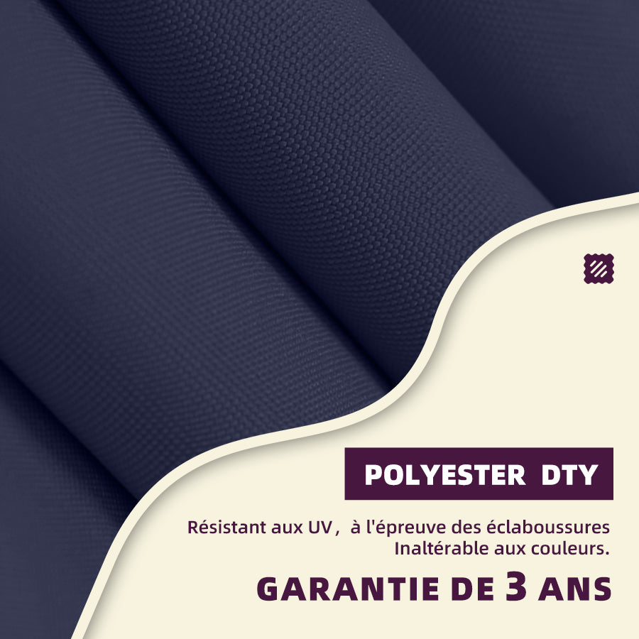 PURPLE LEAF Parasol De Jardin Extérieur Rond avec LED, Parasol Déporté avec Manivelle, Parasol Excentré Inclinable