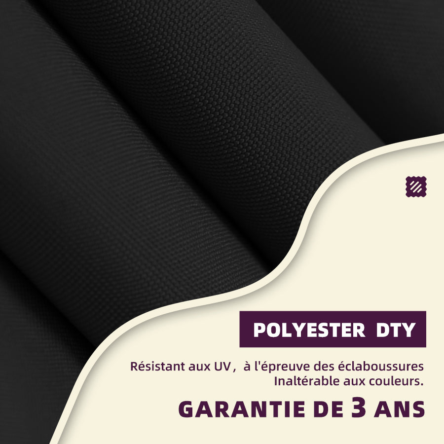 PURPLE LEAF Parasol De Jardin Extérieur Rond avec LED, Parasol Déporté avec Manivelle, Parasol Excentré Inclinable