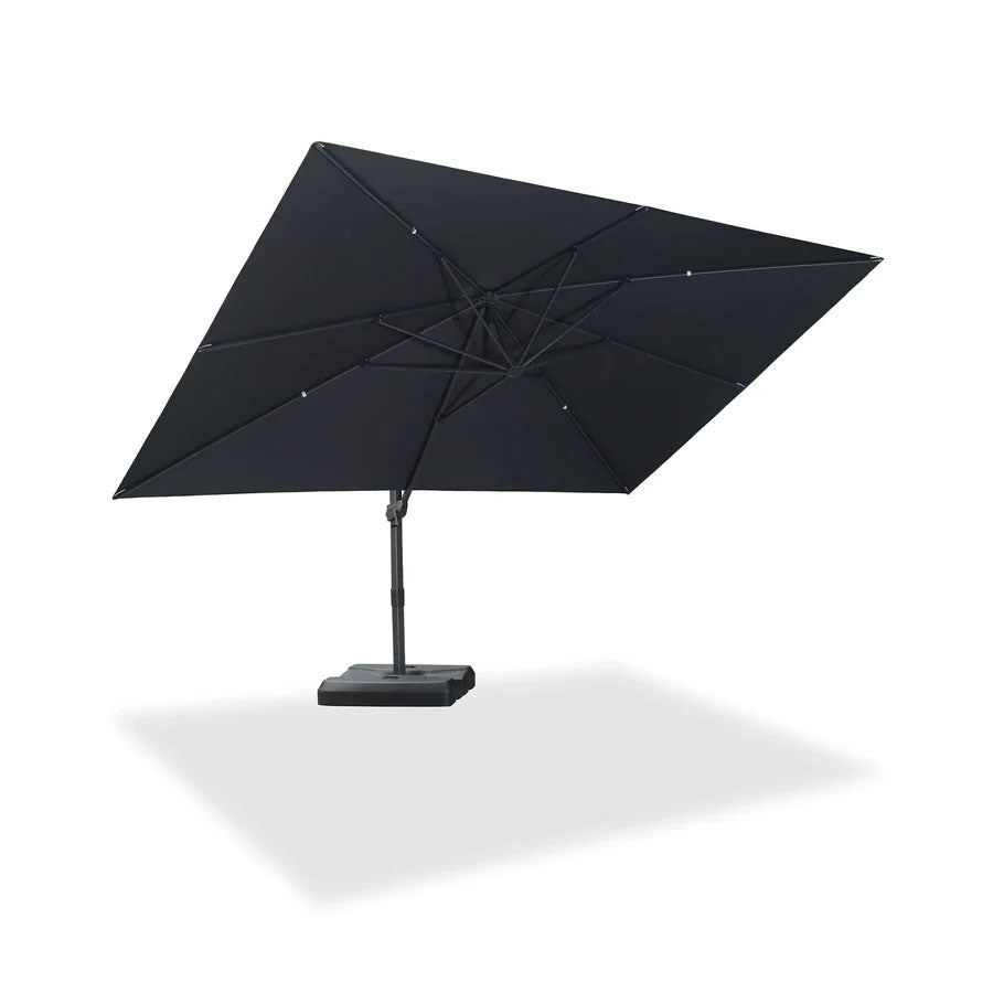 PURPLE LEAF Parasol déporté à inclinaison progressive - Parasol de Terrasse Abordable