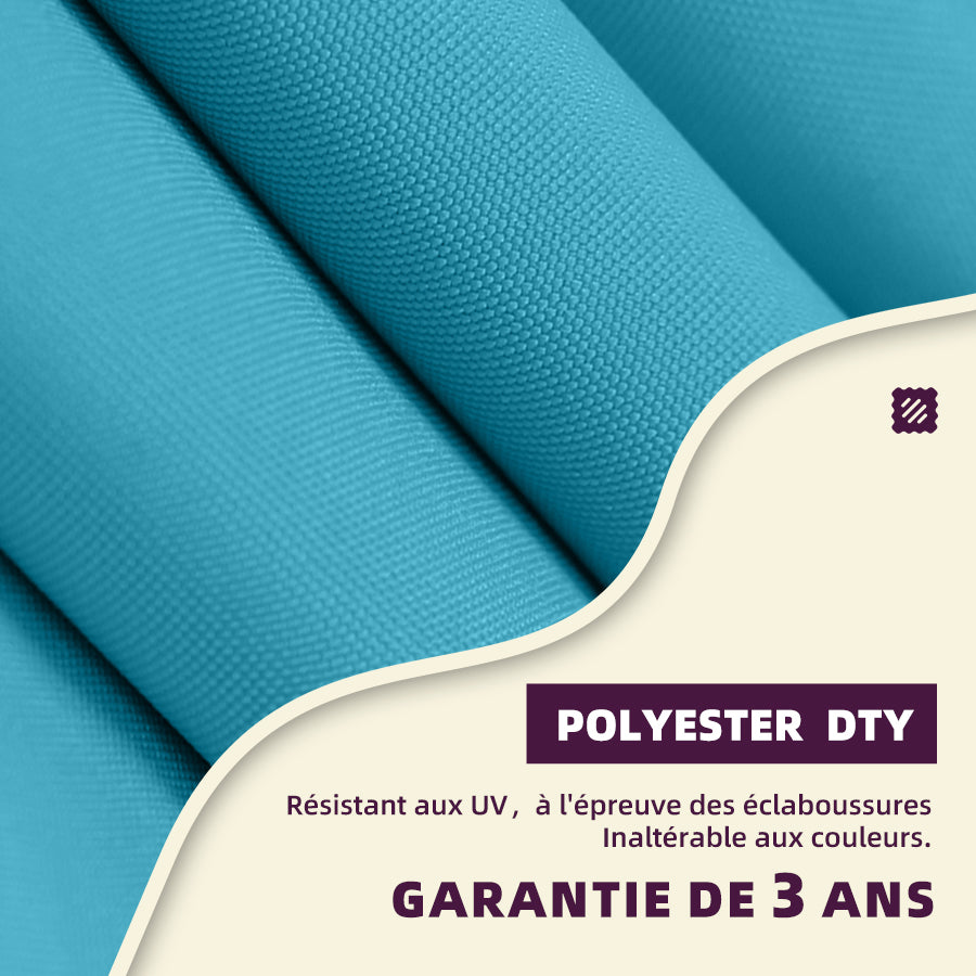 PURPLE LEAF Parasol De Jardin Extérieur Rond avec LED, Parasol Déporté avec Manivelle, Parasol Excentré Inclinable