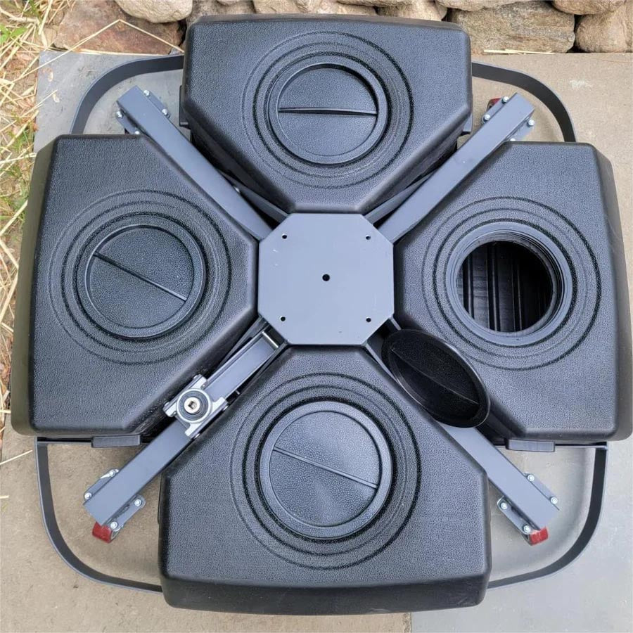 PURPLE LEAF Base de Parasol à Roulettes ZYBASE-8