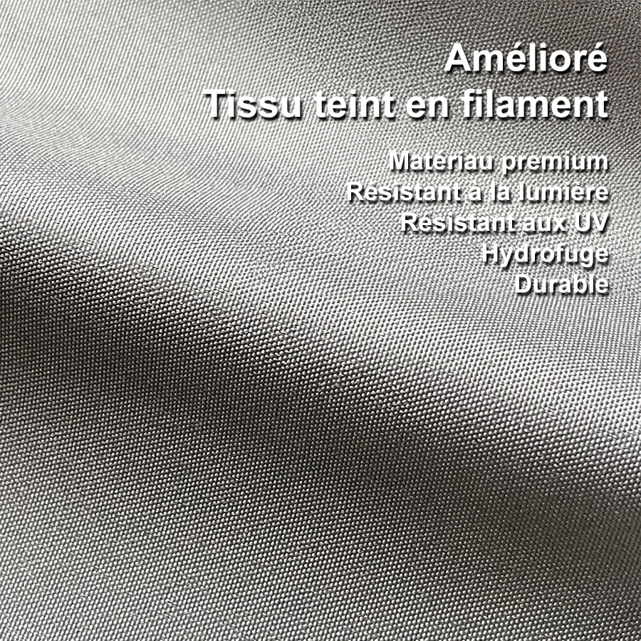 PURPLE LEAF Toile de toit Dépliable pour Pergola Protection Solaire Haute Résistance pour Terrasses et Vérandas