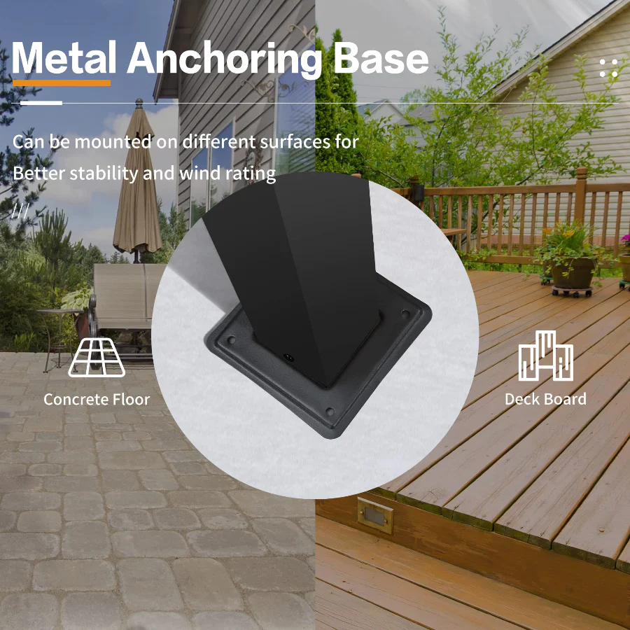 PURPLE LEAF Pergola Aluminium Tissu Teint en Fil Pergola pour Terrasse Exterieur, Toit Coulissante, Pavillon De Jardin