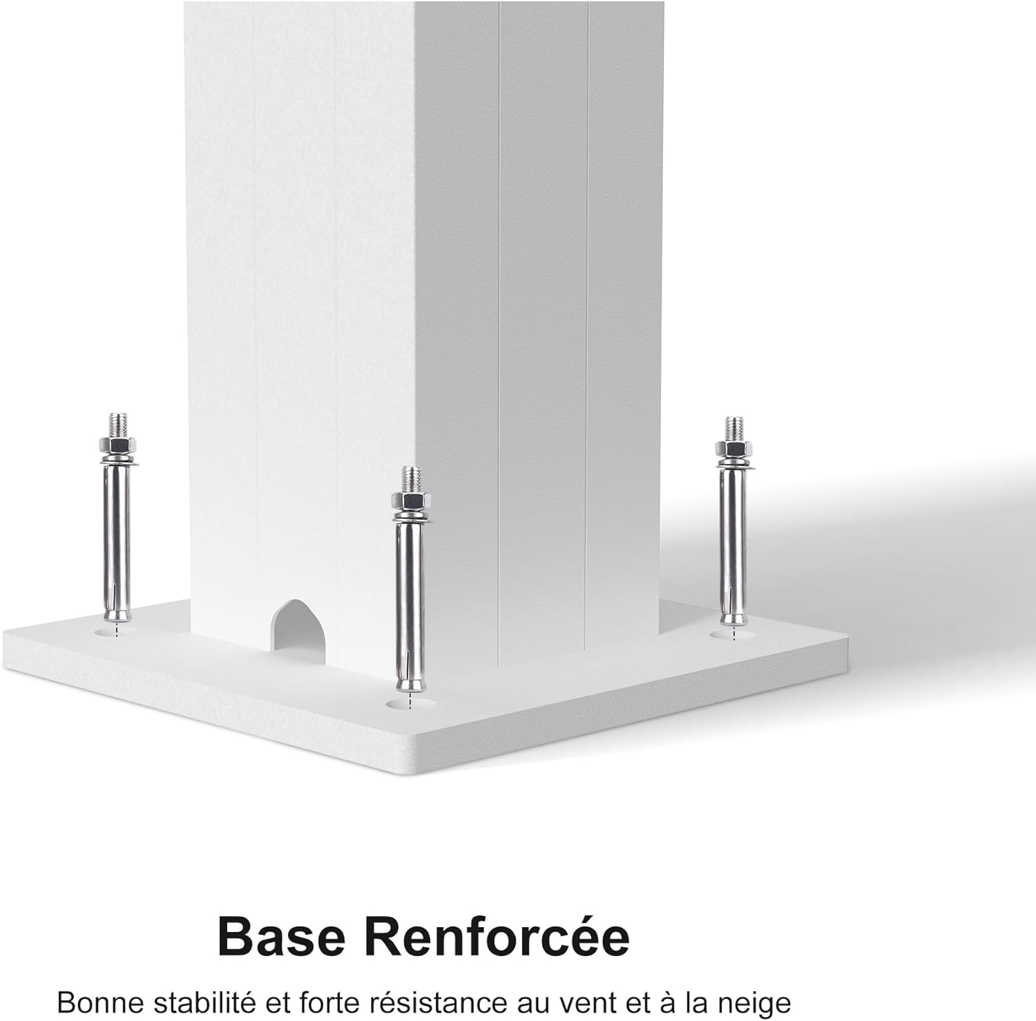 PURPLE LEAF Pergola Bioclimatique Pergola Aluminium Lames Orientables Tonnelle de Jardin Imperméable pour Terrasse Extérieur Carport, Blanc