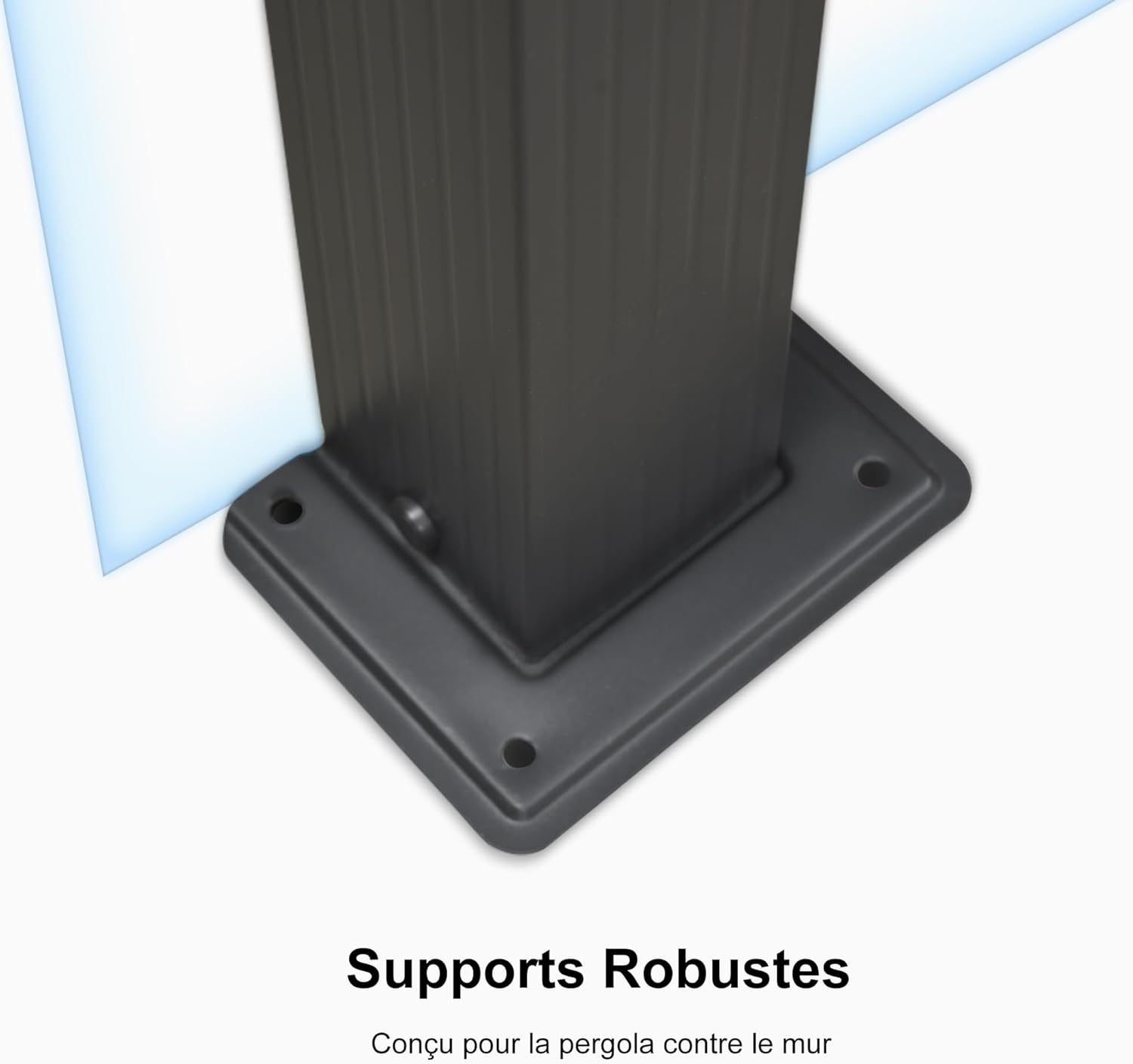 PURPLE LEAF Pergola Aluminium Tissu Teint en Fil Pergola pour Terrasse Exterieur, Toit Coulissante, Pavillon De Jardin