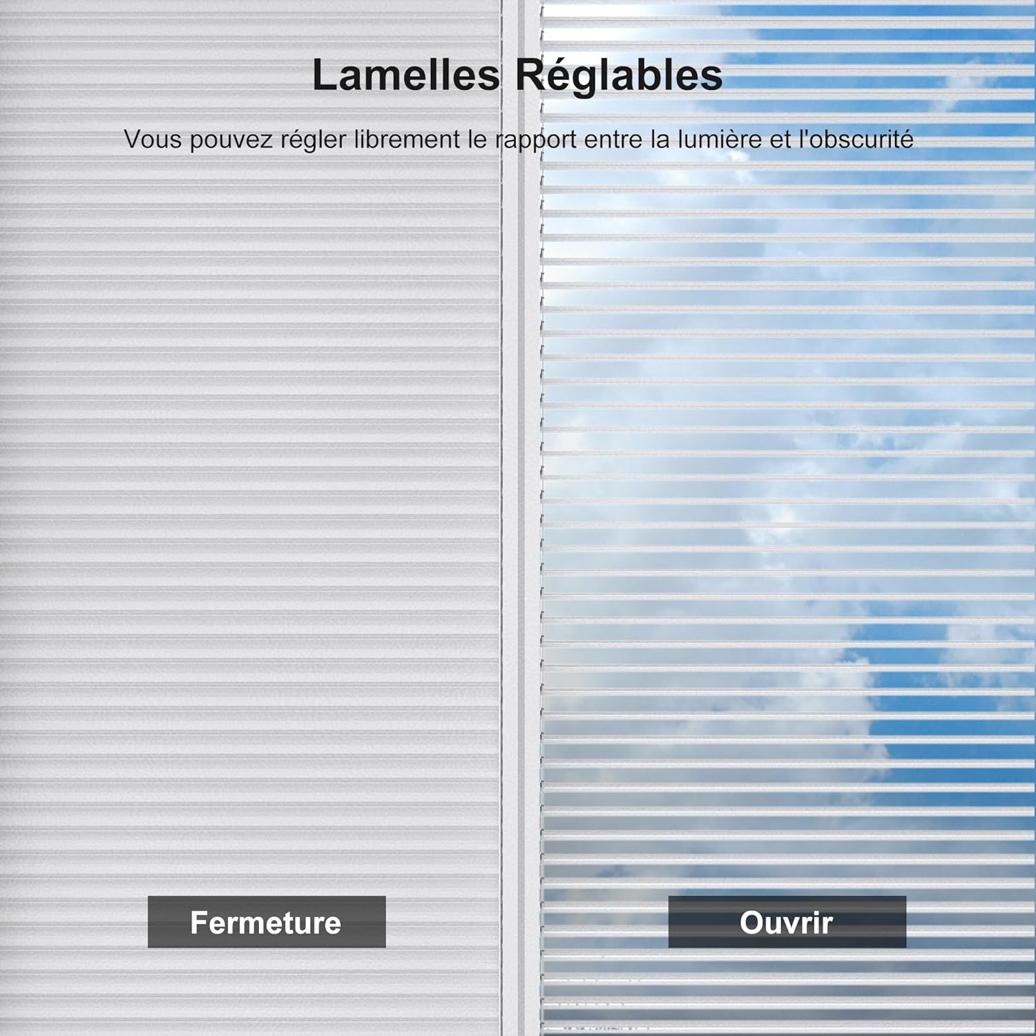 PURPLE LEAF Pergola Bioclimatique Pergola Aluminium Lames Orientables Tonnelle de Jardin Imperméable pour Terrasse Extérieur Carport, Blanc