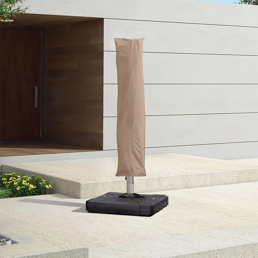 PURPLE LEAF Housse de parasol déporté avec fermeture éclair pour parasol extérieur et parasol de patio