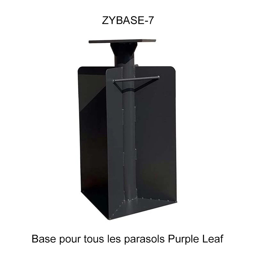 PURPLE LEAF Base de Parasol Encastrée Universelle ZYBASE-7