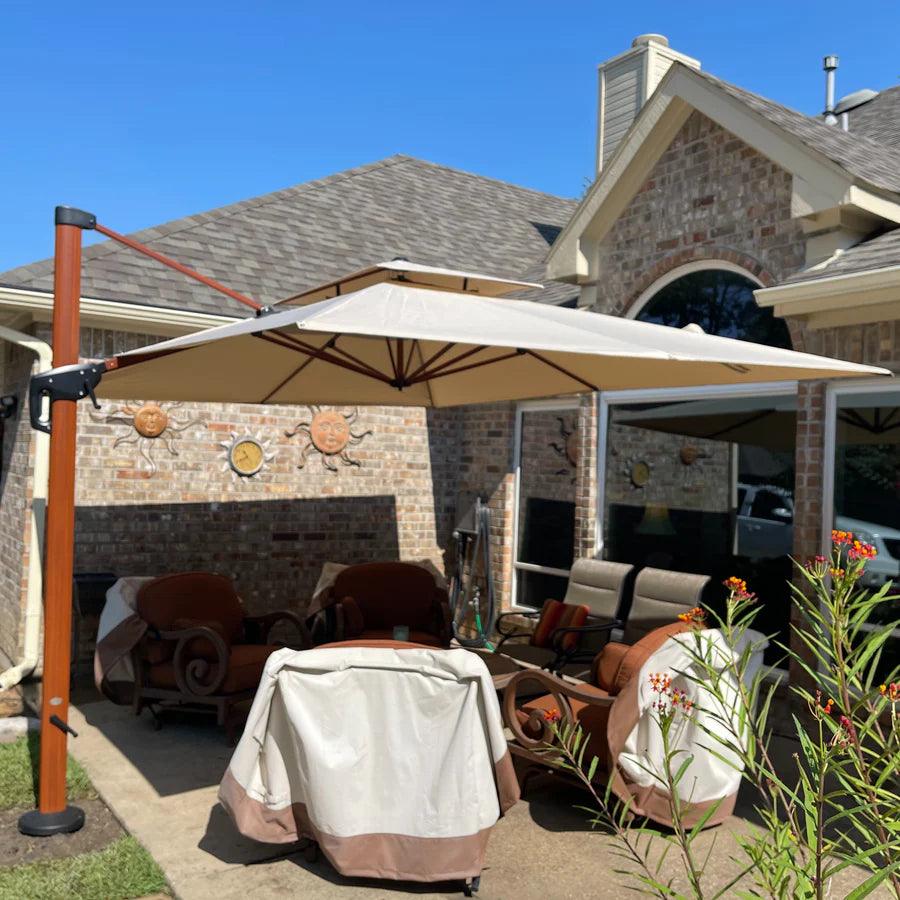 PURPLE LEAF Base de Parasol Encastrée Universelle ZYBASE-7