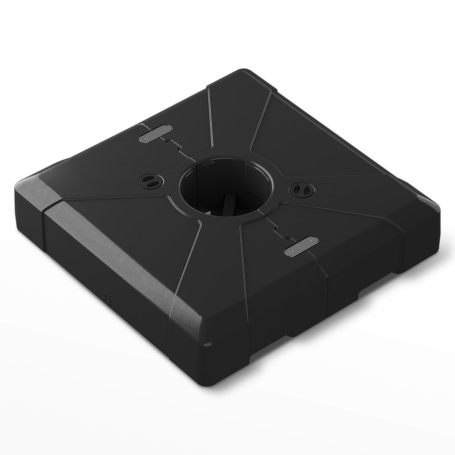 PURPLE LEAF Base de parasol de terrasse décalée remplie de sable/d'eau carrée