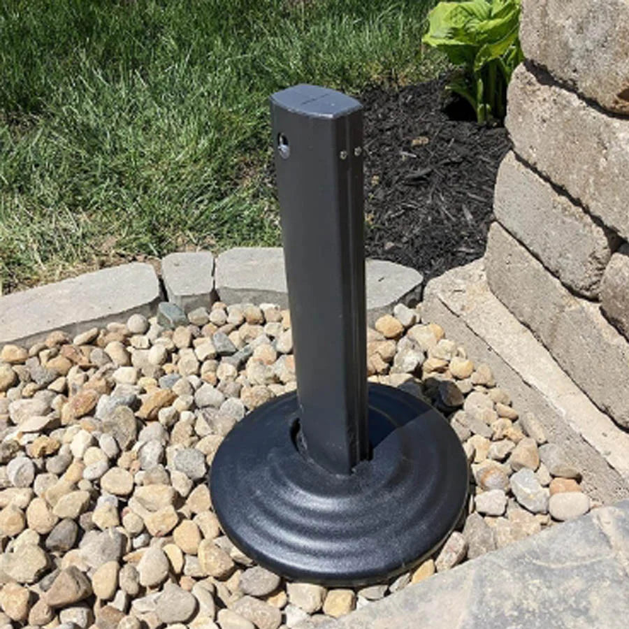 PURPLE LEAF Base de parasol de terrasse décalée remplie de sable/d'eau carrée