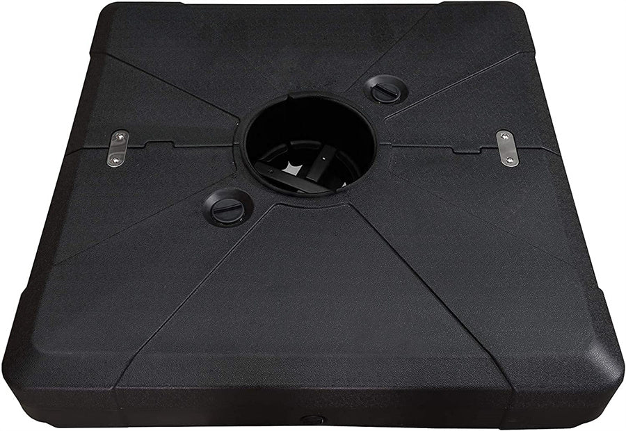 PURPLE LEAF Base de parasol de terrasse décalée remplie de sable/d'eau carrée