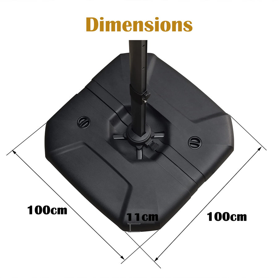 PURPLE LEAF Base pour Parasol Économique ZY04BSSBL-150