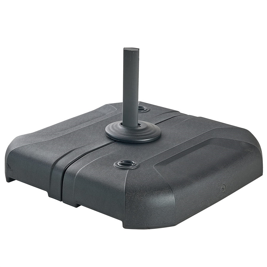 PURPLE LEAF Base de parasol de terrasse décalée remplie de sable/d'eau carrée