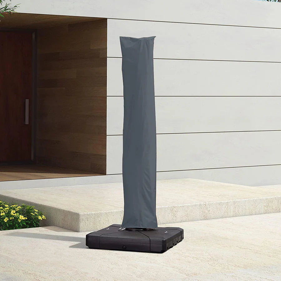 PURPLE LEAF Housse de parasol déporté avec fermeture éclair pour parasol extérieur et parasol de patio