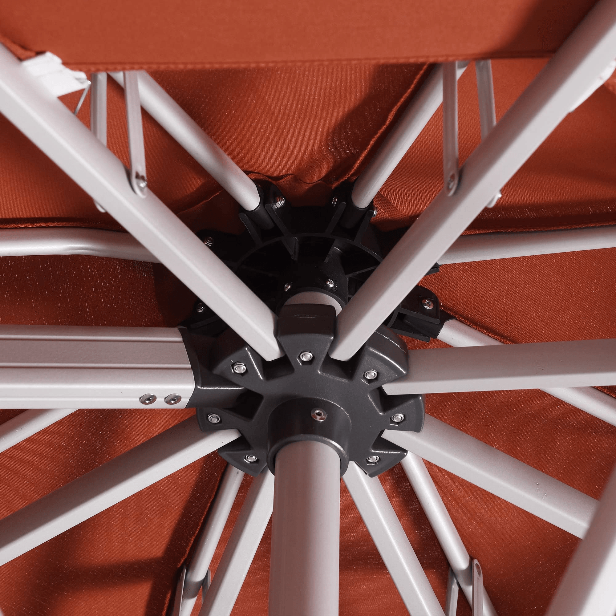 PURPLE LEAF Parasol Déporté Inclinable, Parasol De Jardin Exterieur Toit à Double Rotatif 360°,Parasol Terrasse Exterieur Luxueux - Purpleaf France