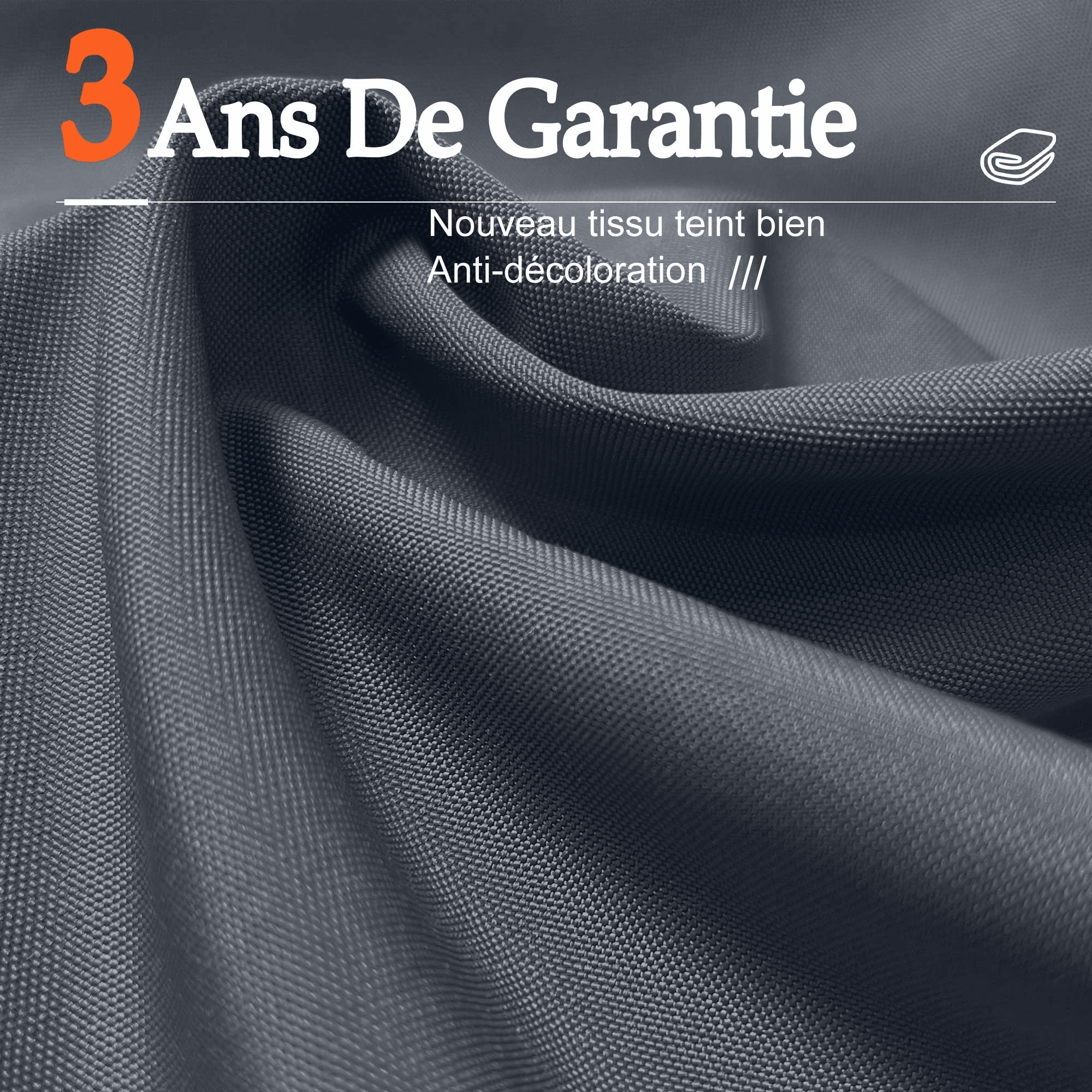 PURPLE LEAF Parasol De Jardin Exterieur Rectangulaire avec LED, Parasol Déporté Toit à Double Rotatif 360°, Parasol Excentré Inclinable, Parasol Terrasse Exterieur - Purpleaf France