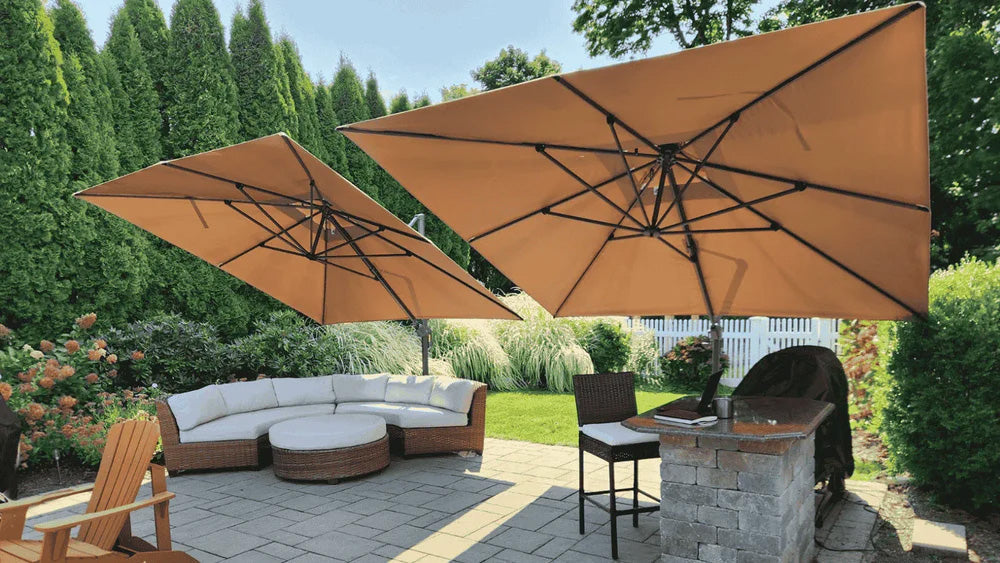 Puis-je utiliser mon parasol de terrasse sous la pluie ?