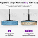 PURPLE LEAF Pied de Parasol Droit de Marché 52KG ZY03-MLBASE-32