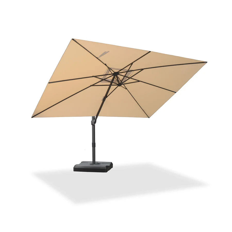 PURPLE LEAF Parasol déporté à inclinaison progressive - Parasol de Terrasse Abordable