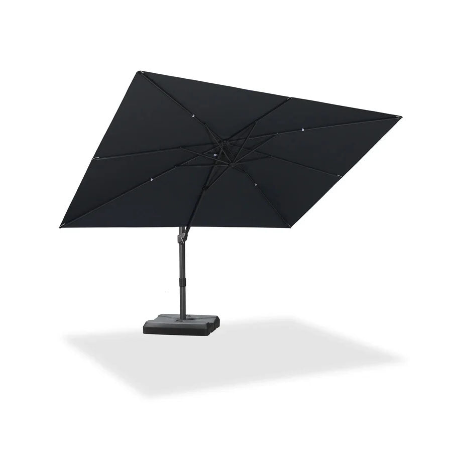 PURPLE LEAF Parasol déporté à inclinaison progressive - Parasol de Terrasse Abordable