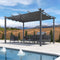 PURPLE LEAF Pergola Bioclimatique,Aluminium  Pergola,Avec Auvent,Pavillon de Jardin Rétractable,Pergola Terrasse