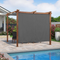 PURPLE LEAF Housse de Protection Solaire de Pergola Dépliable – Housse de Remplissage en Tissu Résistant pour Terrasses et Vérandas
