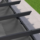 PURPLE LEAF Housse de Protection Solaire de Pergola Dépliable – Housse de Remplissage en Tissu Résistant pour Terrasses et Vérandas