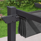 PURPLE LEAF Housse de Protection Solaire de Pergola Dépliable – Housse de Remplissage en Tissu Résistant pour Terrasses et Vérandas