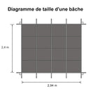 PURPLE LEAF Stores d'extérieur Rétractables pour Pergola, Pavillon et plus : Profitez de votre espace extérieur en toute tranquillité