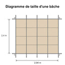 PURPLE LEAF Stores d'extérieur Rétractables pour Pergola, Pavillon et plus : Profitez de votre espace extérieur en toute tranquillité