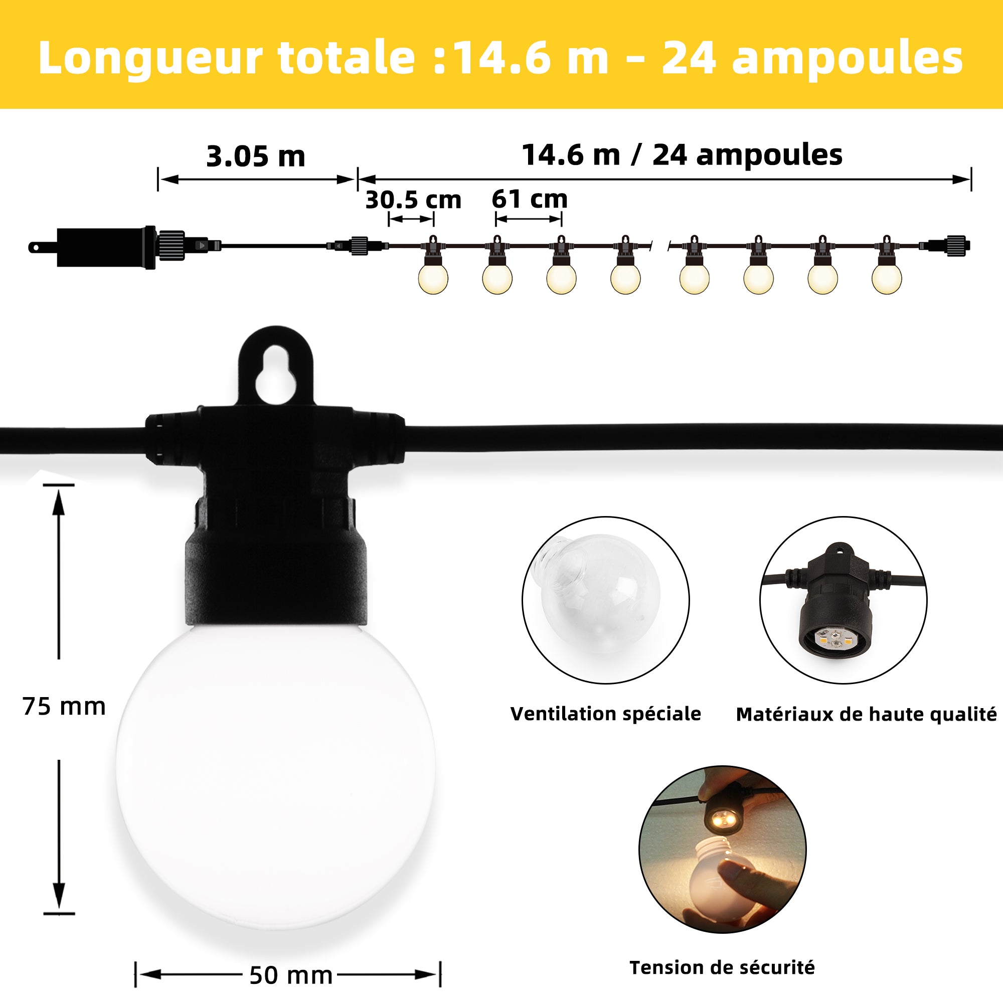 PURPLE LEAF Tonnelle de Jardin Avec Toit Rigide Double Toit de Bronze Pergola Aluminium, Avec Guirlande Lumineuse Blanc Lait
