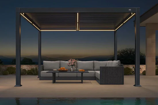 Housse De Parasol De Patio Imperméable - Taille M Pour Parasol Déporté 3,35m - Protection Soleil Et Pluie
