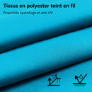 PURPLE LEAF Pergola Aluminium Tissu Teint en Fil Pergola pour Terrasse Exterieur, Toit Coulissante, Pavillon De Jardin