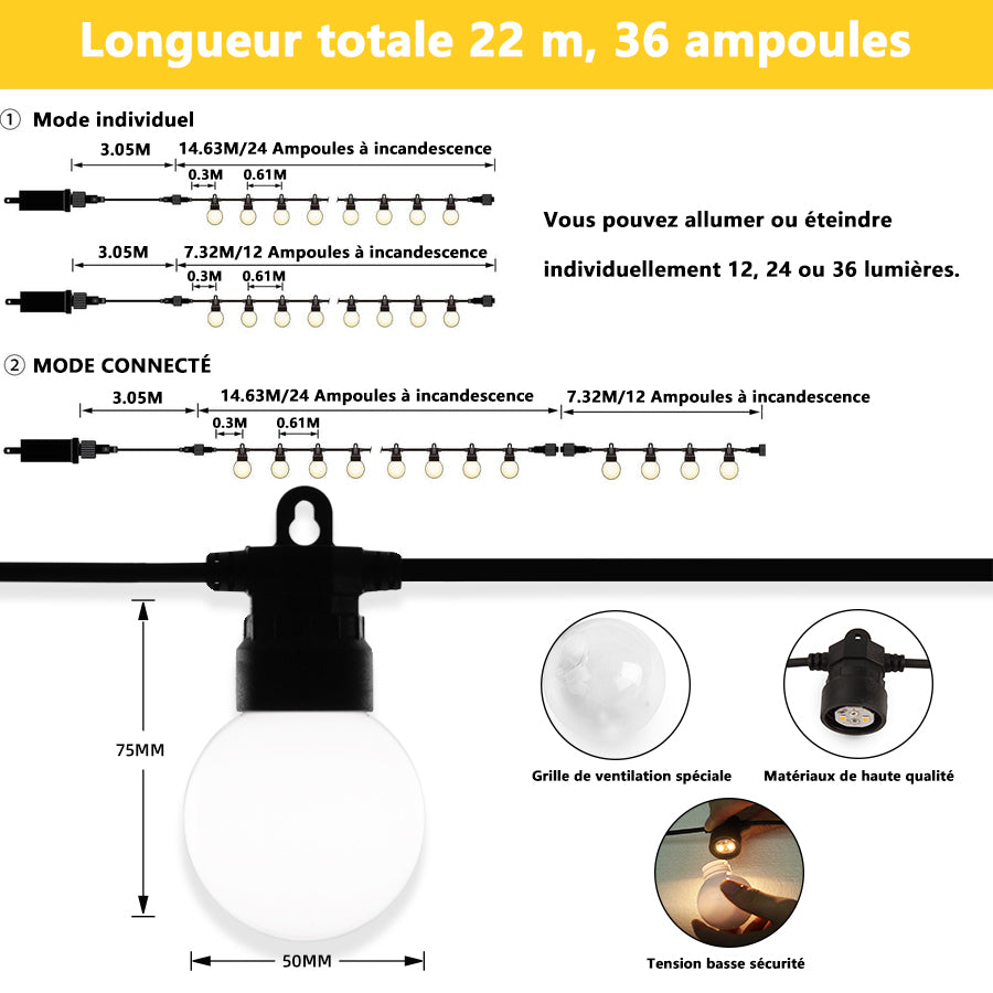 PURPLE LEAF Tonnelle de Terrasse et de Jardin, Toit Rigide en Acier Galvanisé, Conception de Gouttière avec Guirlandes Lumineuses Transparentes, Gris Clair