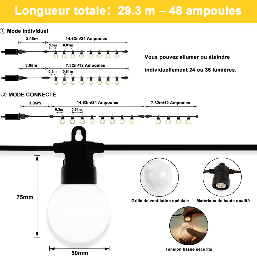 PURPLE LEAF Tonnelle de Jardin Avec Toit Rigide Double Toit de Bronze Pergola Aluminium, Avec Guirlande Lumineuse Blanc Lait