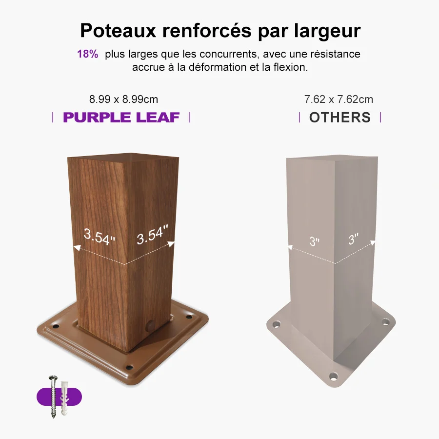 PURPLE LEAF Pergola Rétractable Extérieure Effet Bois en Métal avec Auvent Pare-Soleil pour Jardin Patio Porche Pavillon Avec Guirlandes Lumineuses Transparentes