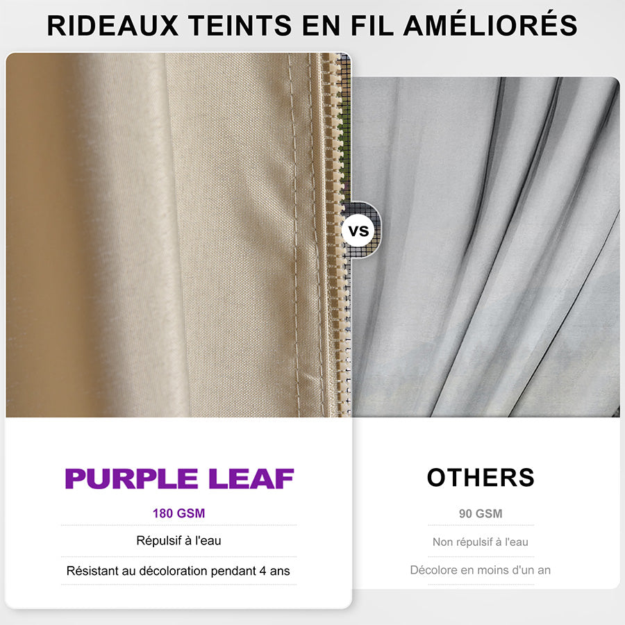 PURPLE LEAF Tonnelle De Jardin Tonnelle Aluminum Résistant à l'eau et stable Adapté à toutes les saisons Double Toit Acier Galvanisé，Économique - Bronze