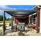 PURPLE LEAF Pergola Bioclimatique d'extérieur en aluminium à toit réglable pour terrasse et jardin grise