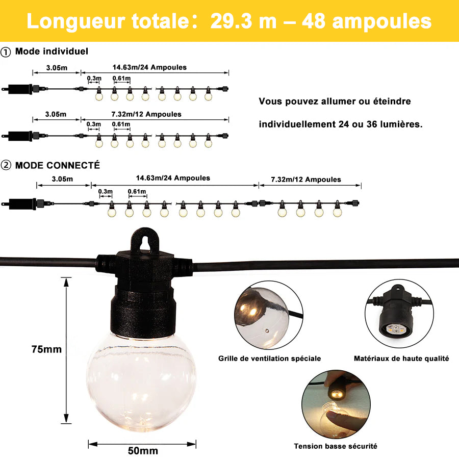 PURPLE LEAF Tonnelle de Jardin, Toit Double en Acier Galvanisé, Avec Rideaux Améliorés et Guirlandes Lumineuses Transparentes, Bronze