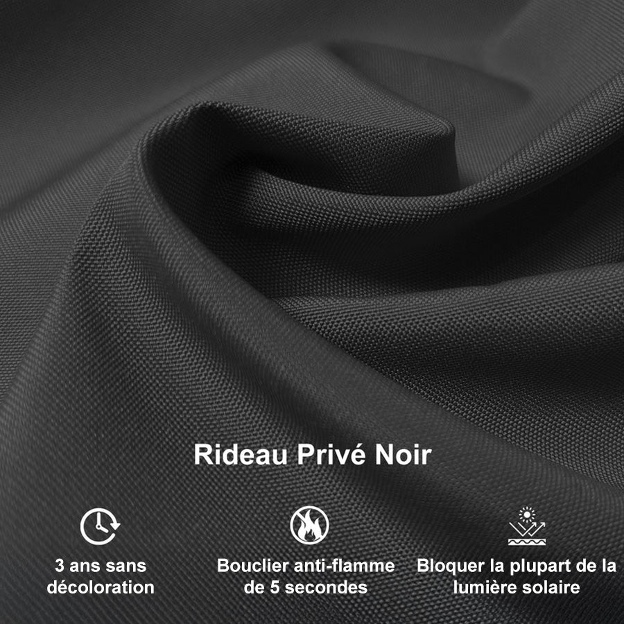 PURPLE LEAF Tonnelle de Jardin Pour Terrasse, Abris de Soleil Avec Toit Rigide en Acier Galvanisé, Equipée de Rideaux, Gris Clair