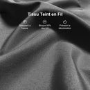 PURPLE LEAF Pergola Aluminium 3x3.65 m Tissu Teint en Fil Pergola pour Terrasse Exterieur, Toit Coulissante, Pavillon De Jardin