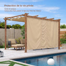 PURPLE LEAF Stores d'extérieur Rétractables pour Pergola, Pavillon et plus : Profitez de votre espace extérieur en toute tranquillité