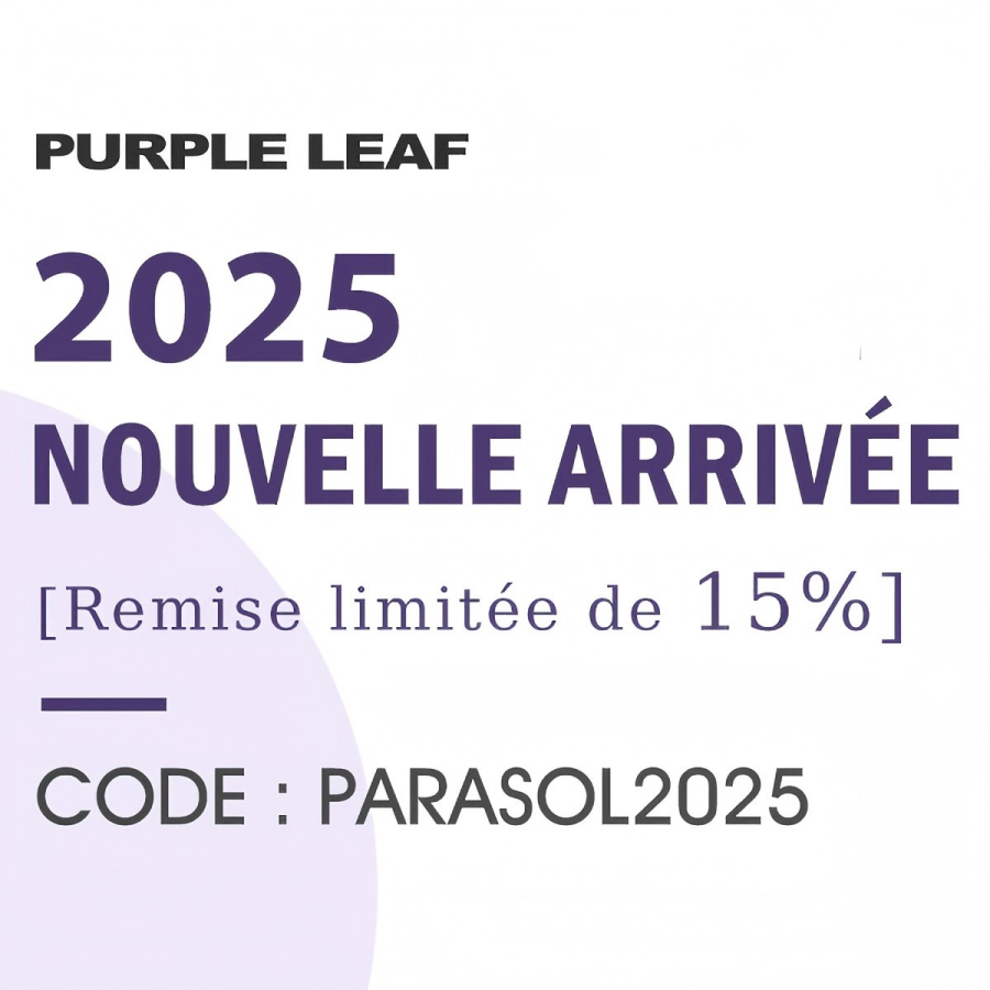 PURPLE LEAF Parasol Déporté Économique avec Cadre Blanc Parasol d'Extérieur Grands Parasols de Patio Carré Rectangulaire